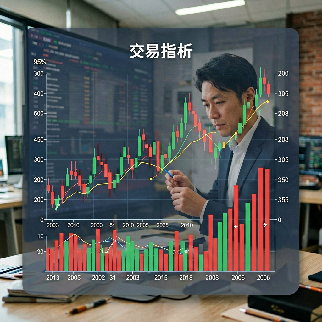 华体网交易数据分析界面，展示指数走势图与成交量柱状图